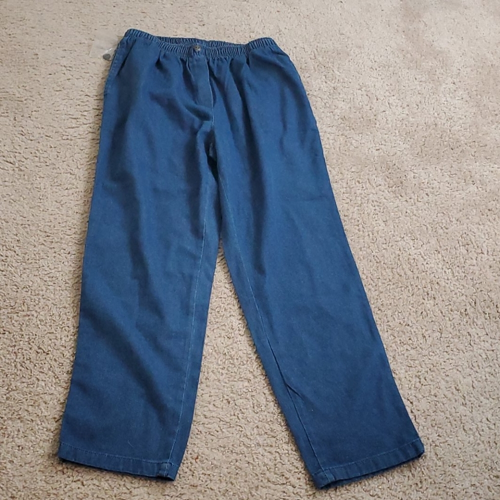 Woman Within elastic waist jeans size 16w